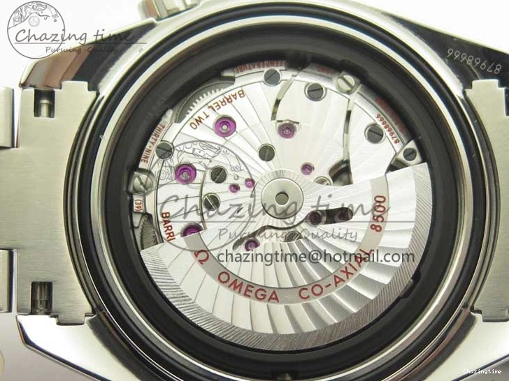 0309 EyeCatching Planet Ocean Professional Ceramic Bezel 45.5mm 1:1 VSF Best Edition Silver Markers on SS Bracelet A8500 Super Clone 8050